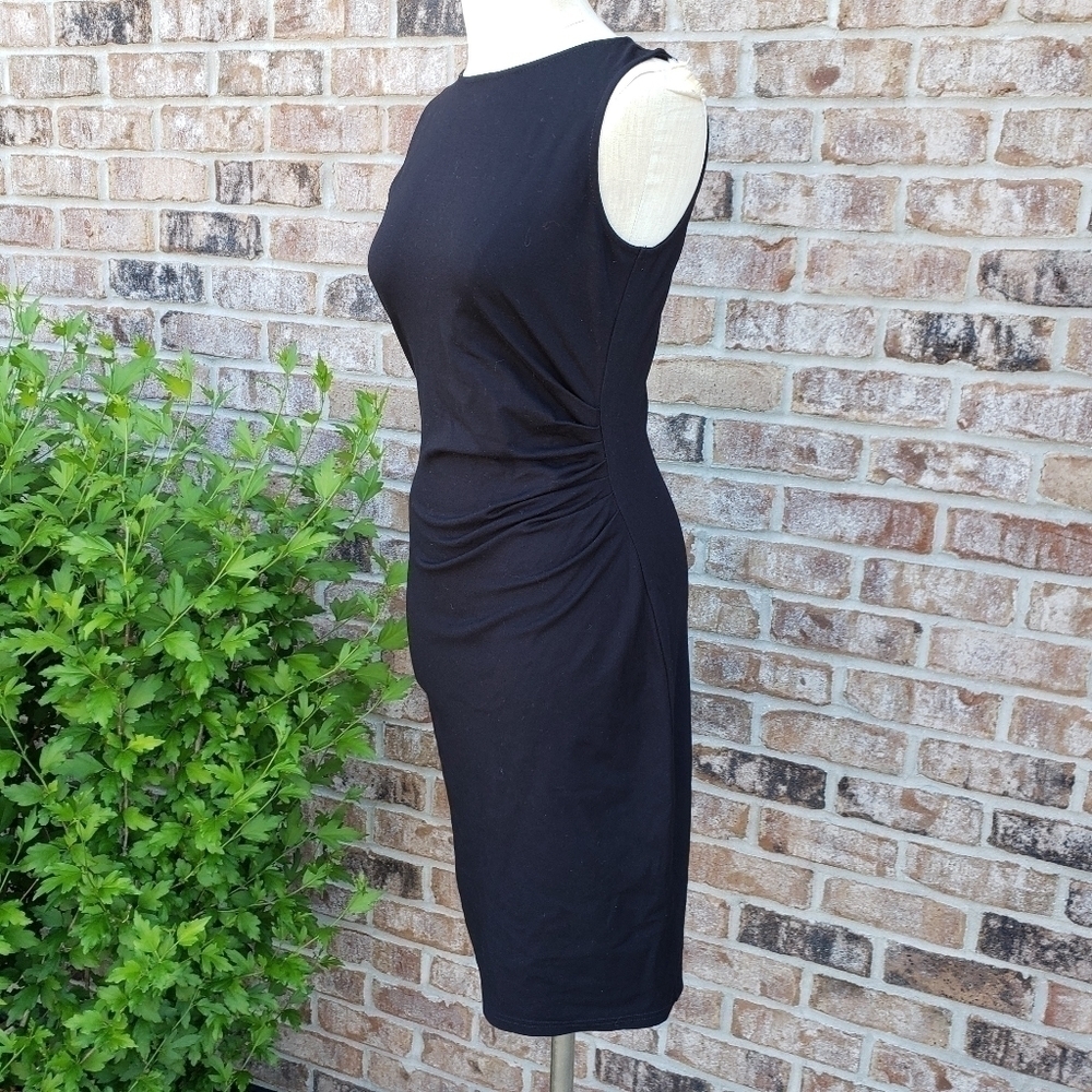 Kenneth Cole Zip-Down Sleeveless Sheath Dress sz 4